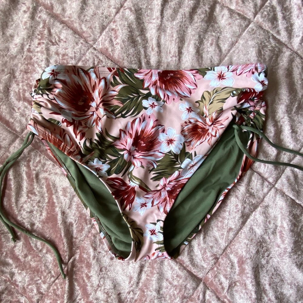 High waisted bikini bottom